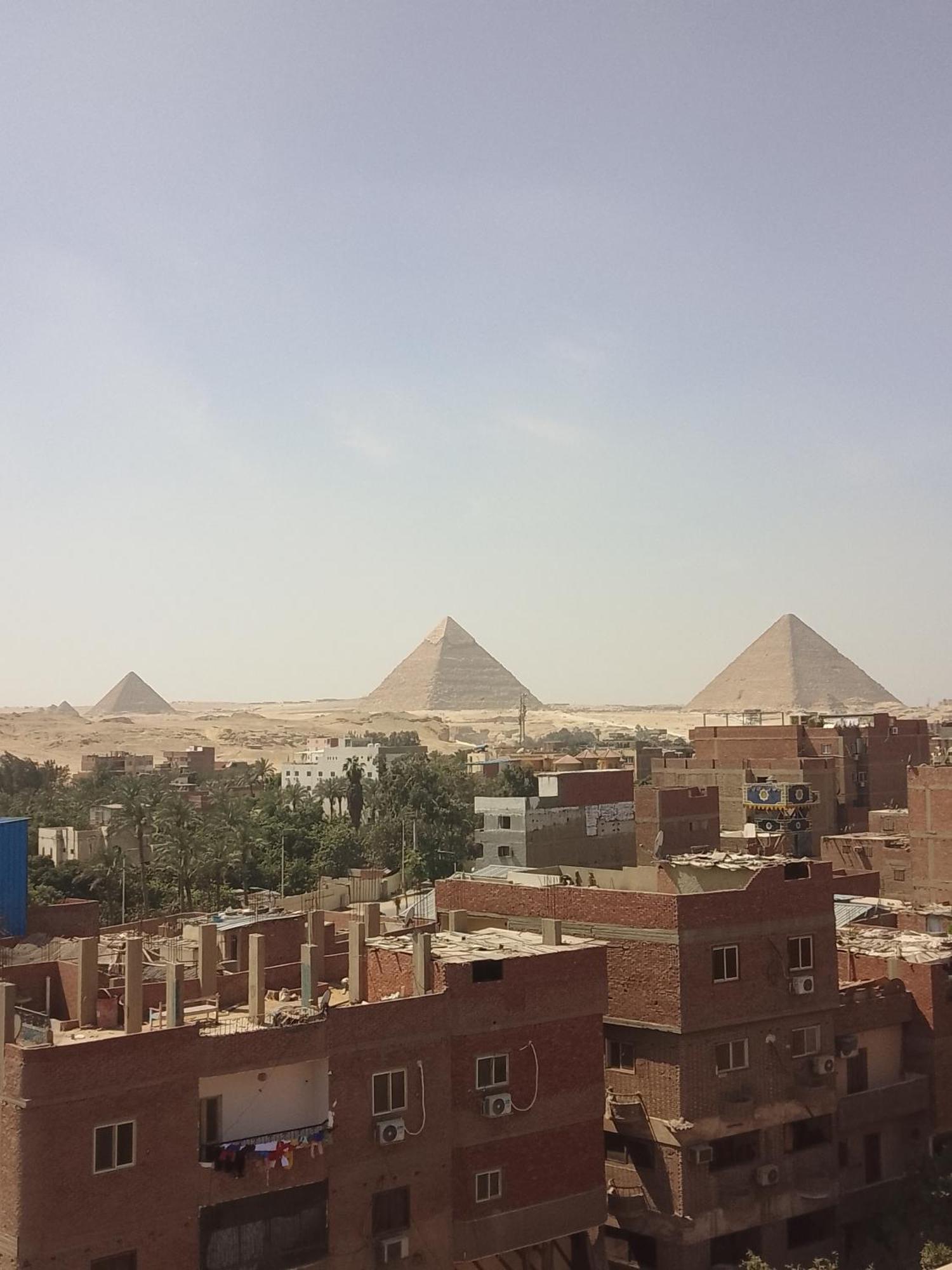 Pyramids Inn Hotel Kafrat al Jabal Exterior foto